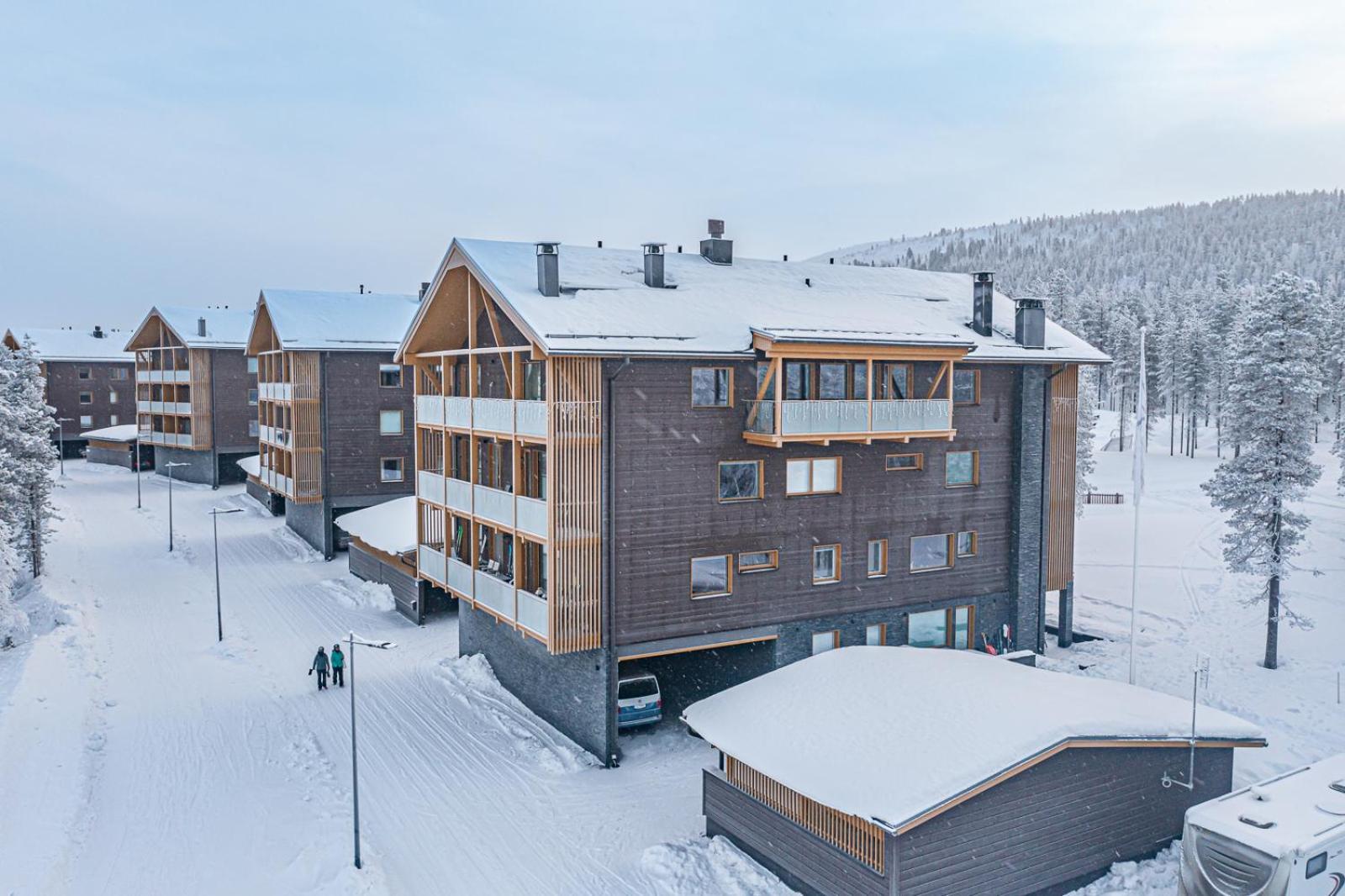 Levi Tunturinlaita A4, Ski-In Ski-Out 3Xbedroom Buitenkant foto